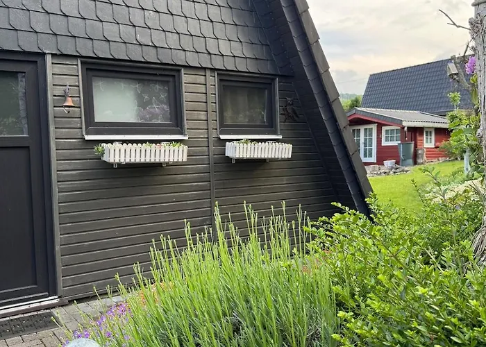 Sauerland Schwalbenhaus In Frenkhausen 度假居